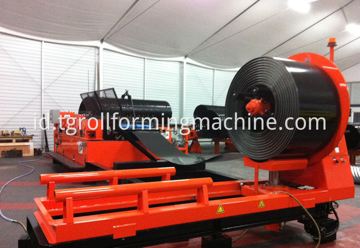 Steel Pipe Culvert Making Machine